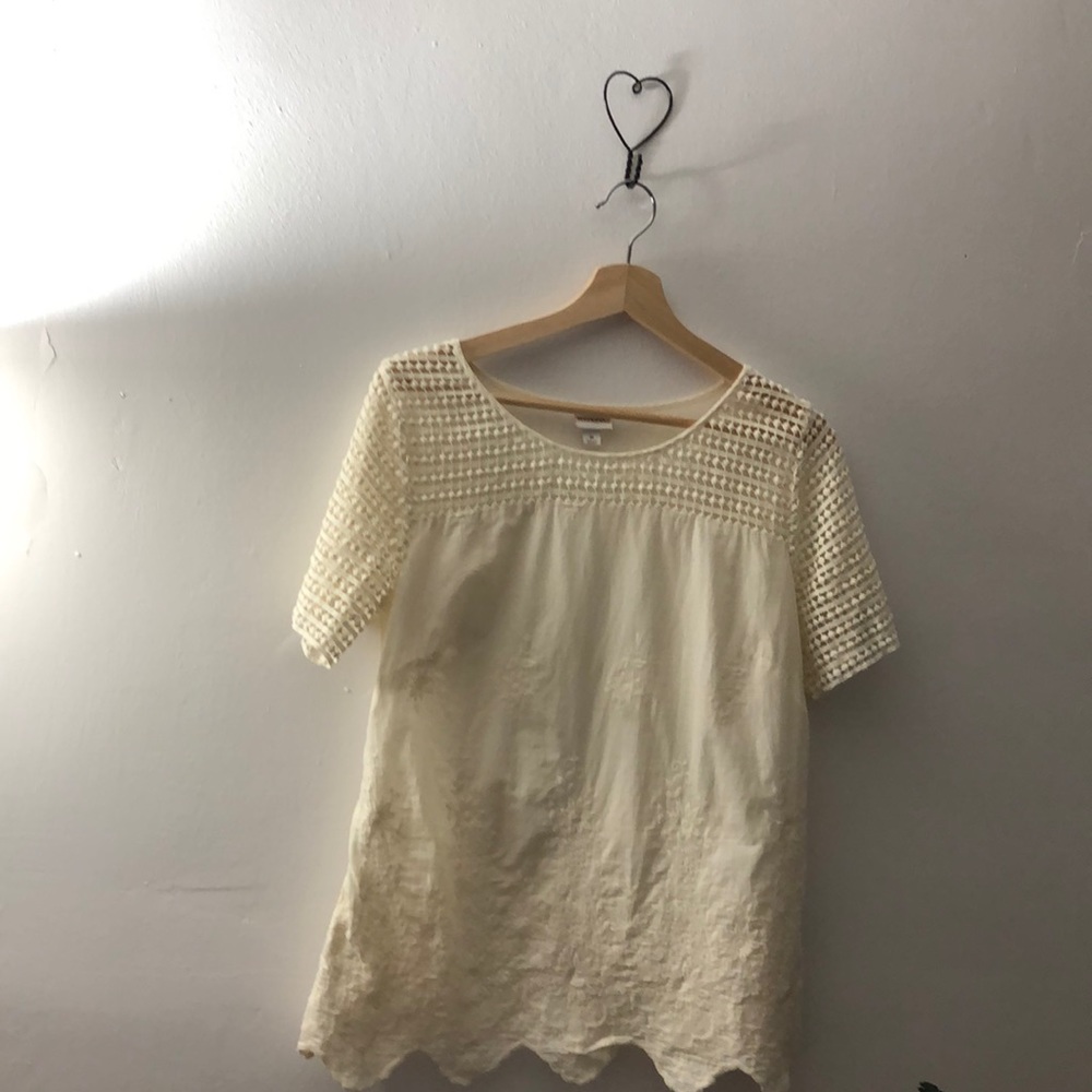 Pastel yellow blouse